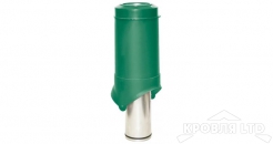 Выход вентиляции Krovent Pipe-VT 125/700  is (утепленный) зеленый