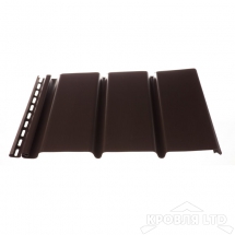Софит тройной пластиковый без перфорации Döcke цвет Premium шоколад, 3м