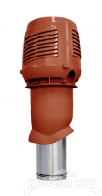 Приточный вентиляционный элемент Vilpe 160/ER/500 INTAKE  цвет кирпичный