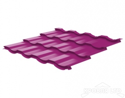 Металлочерепица Геркулес, Полиэстер RAL 4006 Пурпурный, толщина 0,5