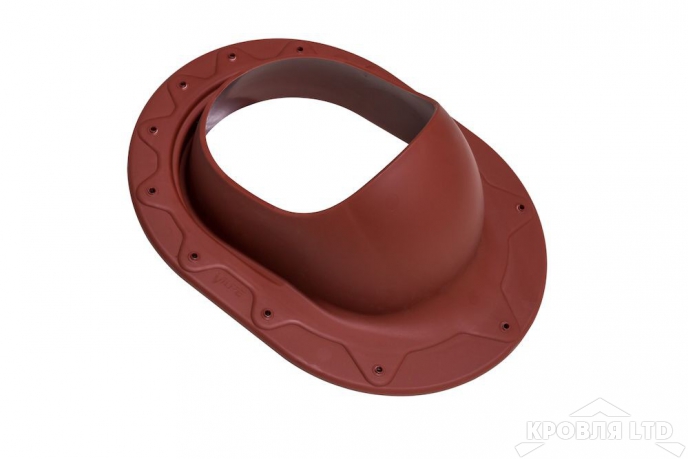 Основание для вентиляционной трубы Vilpe CLASSIC 110 –160 цвет красный для гибкой черепицы или фальцевой кровли