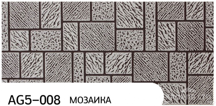 Декоративная теплоизолирующая панель ZODIAC AG5-008  Мозаика