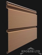 Сайдинг виниловый брус Docke Premium цвет Капучино 3,6м