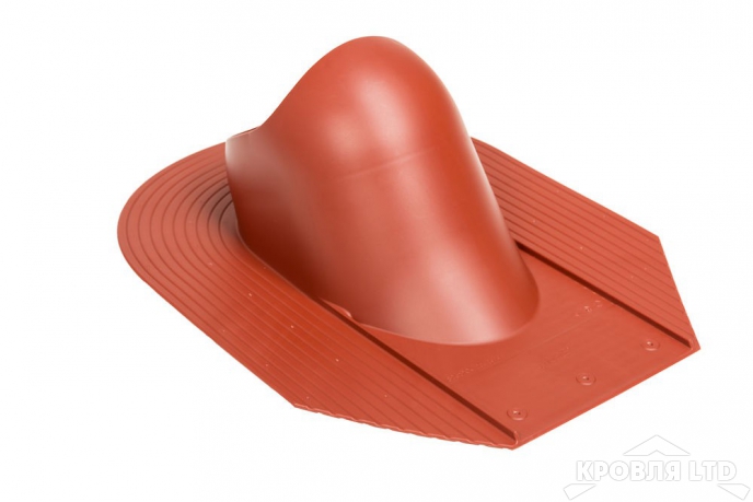 Основание для вентиляционной трубы Vilpe HUOPA/SLATE 110 –160 цвет красный   для гибкой черепицы