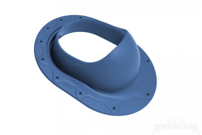 Основание для вентиляционной трубы Vilpe CLASSIC 110 –160 цвет синий для гибкой черепицы или фальцевой кровли